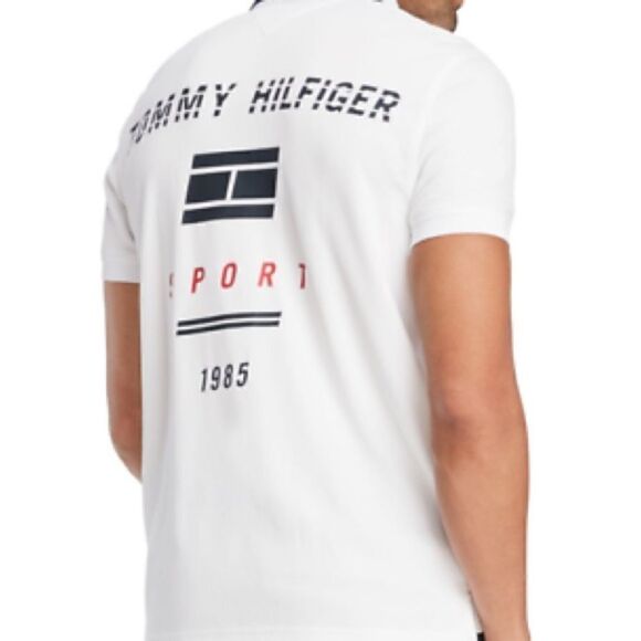 NWT TOMMY HILFIGER Men's Custom-Fit Armstrong Logo Polo Shirt Size XXL - Picture 1 of 8